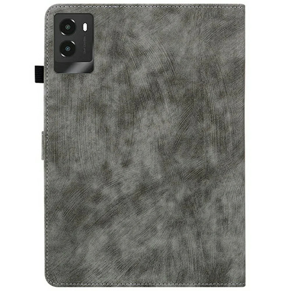 For Lenovo Legion Y700 (2025) Cases Tiger Imprint Anti-Scratch PU Leather Tablet Cover - Grey - 6