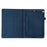 Tablet Case For iPad 10.2 (2021)  /  (2020)  /  (2019) Litchi Texture Bi-Fold Stand Leather Cover - Dark Blue - 3