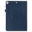 Tablet Case For iPad 10.2 (2021)  /  (2020)  /  (2019) Litchi Texture Bi-Fold Stand Leather Cover - Dark Blue - 5