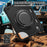 For iPad mini (2024) / (2021) Case Rotatable Hand Grip Kickstand PC Silicone TPU Tablet Cover - Black - 5