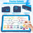 For Lenovo Tab M10 Plus (3rd Gen) / Xiaoxin Pad 2022 10.6 inch 125FU / 128FU Protective Case Robot Pattern Silicone+PC Tablet Anti-Scratch Cover Shockproof Portable Kickstand Case - Navy Blue / Blue - 2