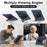 For iPad Pro 13 (2025) / 13 (2024) Case Silicone + PC Kickstand Tablet Cover with Handy Strap, Shoulder Strap - Navy Blue / Black - 6