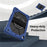 Tablet Case For iPad 10.2 (2021) / (2020) / (2019) Silicone + PC Kickstand Cover with Handy Strap, Shoulder Strap - Blue / Black - 7