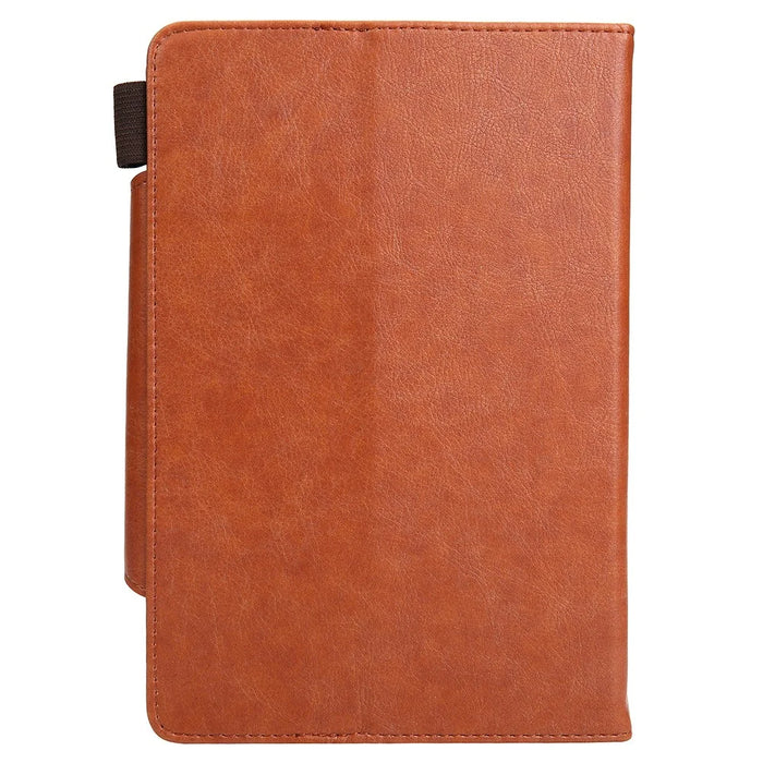 For 10 inch Universal Tablet Case Auto Wake  /  Sleep PU Leather Stand Flip Cover with Wallet - Brown - 3