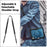 For iPad mini (2024)  /  (2021) Case Rotating Kickstand PC + TPU Shockproof Tablet Cover with Shoulder Strap - Navy Blue - 6
