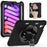 For iPad mini (2024) / (2021) Case Kickstand PC + Silicone + TPU Tablet Cover - Black - 1