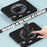 For iPad mini (2024) / (2021) Case Kickstand PC + Silicone + TPU Tablet Cover - Black - 2
