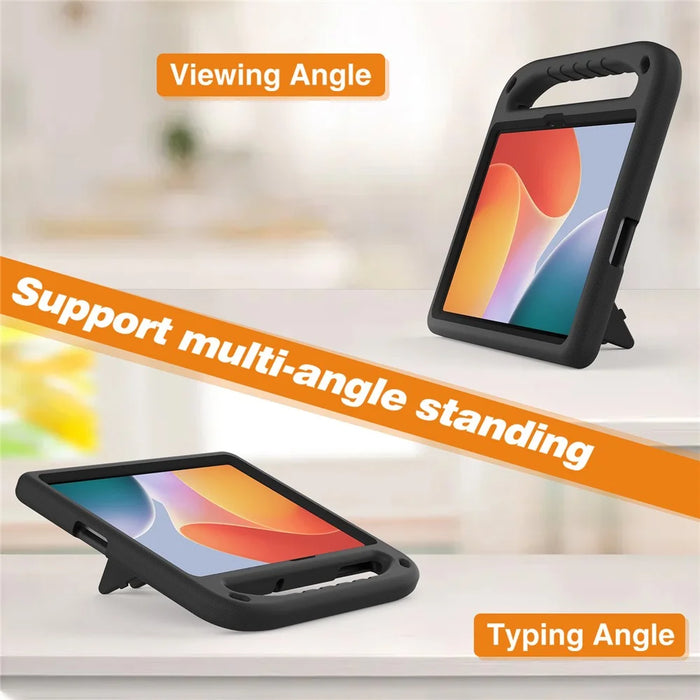 For Infinix Xpad Case Hand Grip Kickstand Tablet EVA Cover - Black - 4