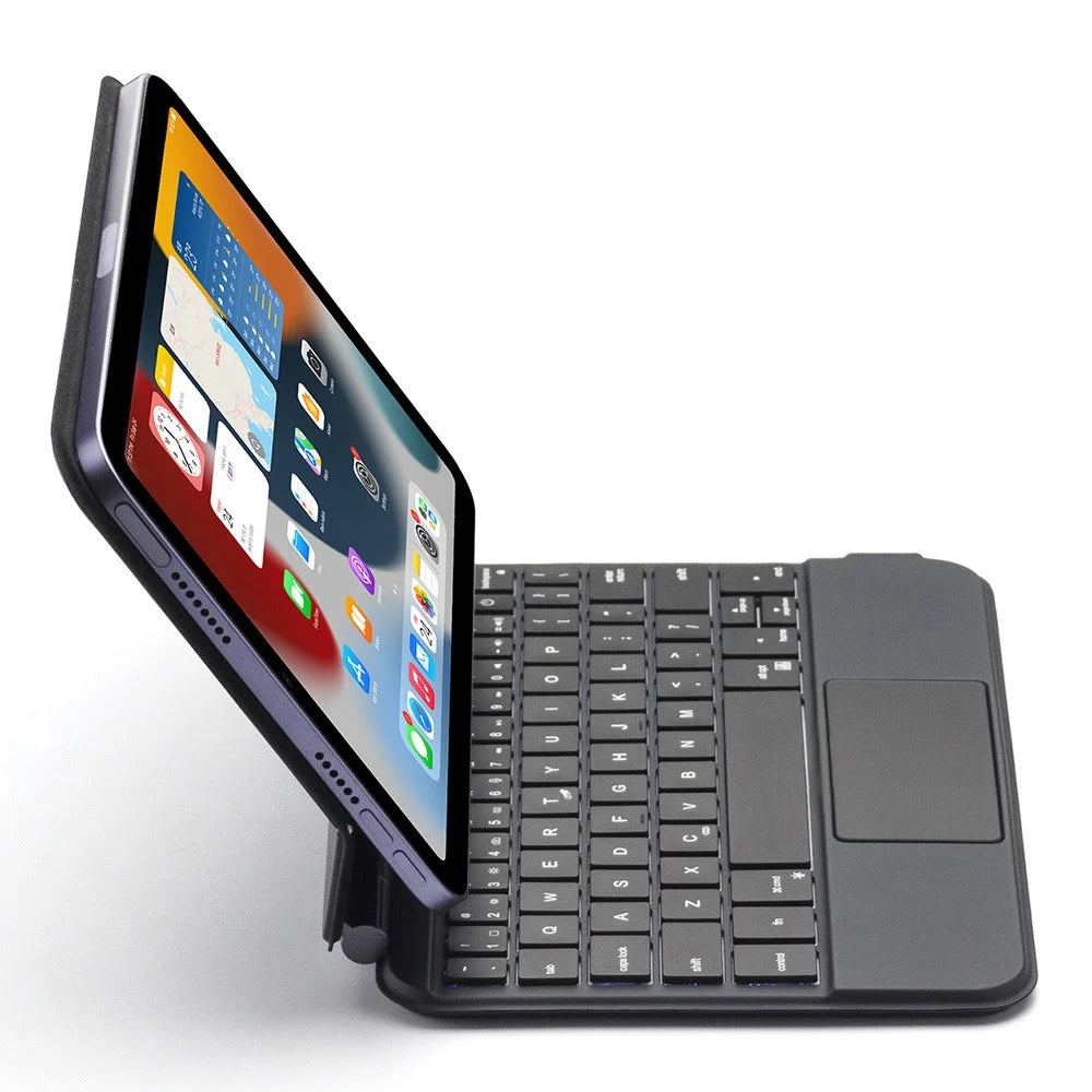 P83PRO For iPad mini (2024) / (2021) Magnetic Bluetooth-compatible Keyboard with Touchpad Backlit + Tablet Case - 5