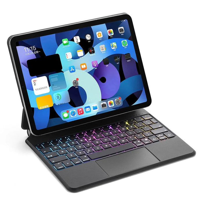 SP01-P11 Bluetooth-Compatible Keyboard for iPad Air 11 (2026) / (2025) / (2024) / Air (2022) / (2020) / iPad Pro 11 (2022) / (2021) / (2020) / (2018) - Black - 2