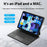 SP01-P11 Bluetooth-Compatible Keyboard for iPad Air 11 (2026) / (2025) / (2024) / Air (2022) / (2020) / iPad Pro 11 (2022) / (2021) / (2020) / (2018) - Black - 4