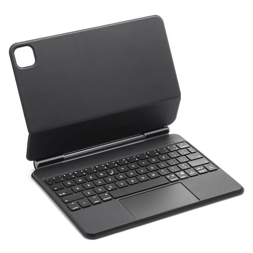 For iPad Pro 11 (2025) / (2024) Bluetooth-compatible Keyboard Magnetic Touchpad Keyboard with Tablet Case - Black - 1