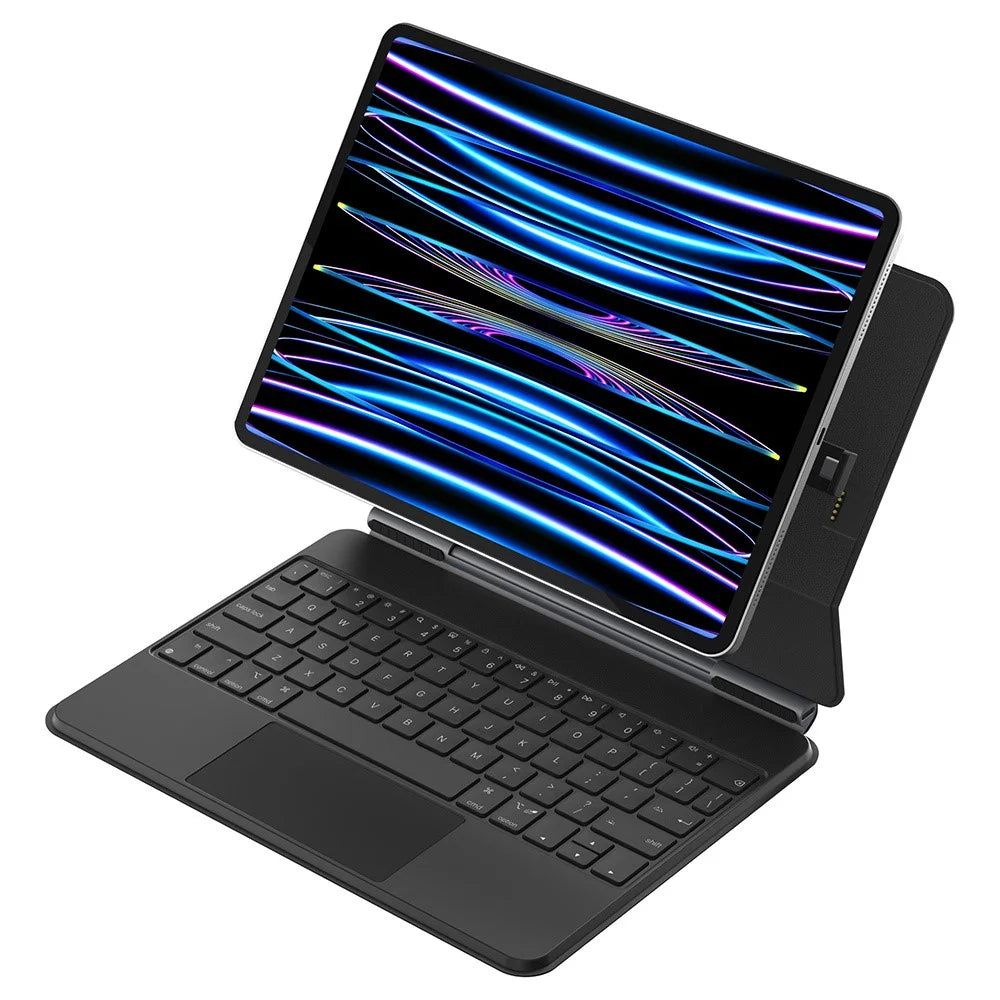 For iPad Pro 11 (2025) / (2024) Wireless Magnetic Keyboard with Backlit (Smart Connector, without Bluetooth-Compatible) - 2