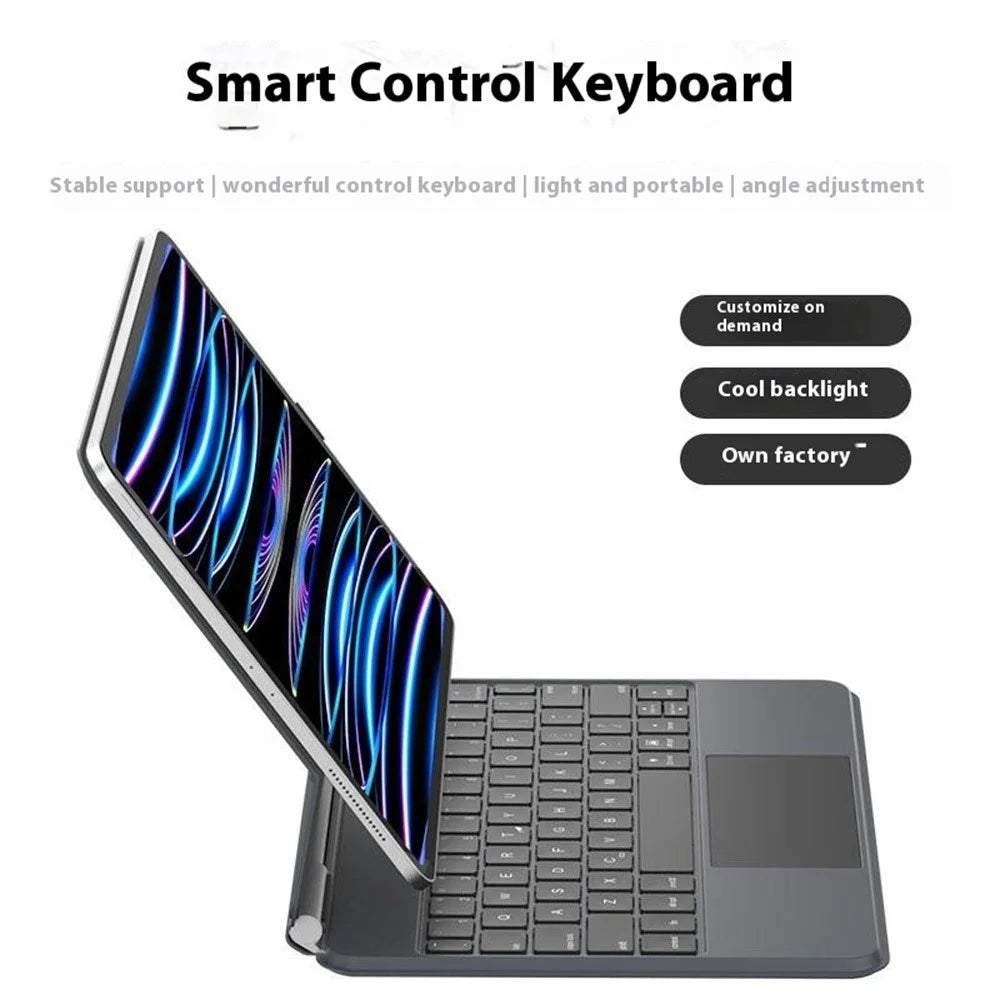 For iPad Pro 13 (2025) / (2024) Wireless Magnetic Keyboard with Backlit (Smart Connector, without Bluetooth-Compatible) - 7