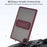 For Samsung Galaxy Tab A7 Lite 8.7-inch Case with Kickstand TPU + PC Skin-Touch Tablet Cover - Wine Red - 5