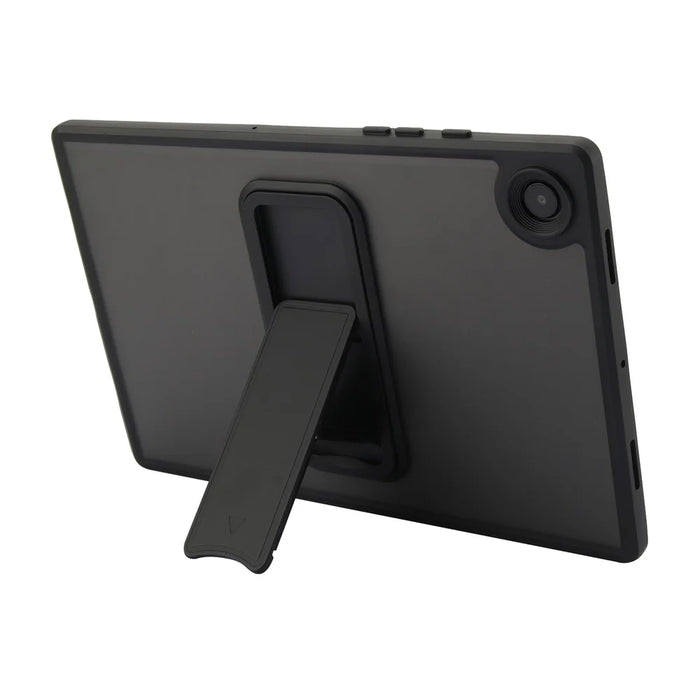 For Samsung Galaxy Tab A8 10.5 (2022) / (2021) Case with Kickstand TPU + PC Skin-Touch Tablet Cover - Black - 2