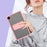 For Samsung Galaxy Tab A9 Case with Kickstand TPU + PC Skin-Touch Tablet Cover - Pink - 6