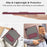 For Samsung Galaxy Tab A9+ Case with Kickstand TPU + PC Skin-Touch Tablet Cover - Wine Red - 4