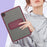 For Samsung Galaxy Tab A9+ Case with Kickstand TPU + PC Skin-Touch Tablet Cover - Wine Red - 7