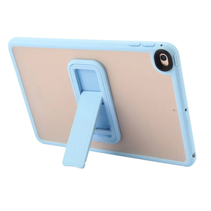 For iPad mini (2019) 7.9 Inch / mini 4 Case with Kickstand TPU + PC Skin-Touch Tablet Cover - Baby Blue - 2