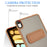 For iPad mini (2024) / (2021) Case with Kickstand TPU + PC Skin-Touch Tablet Cover - Desert Gold - 7