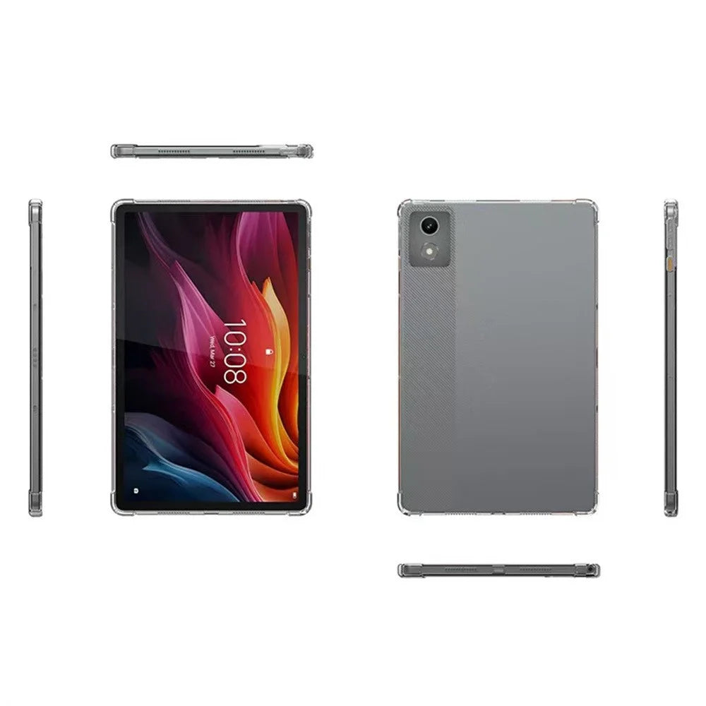 For Lenovo Tab K11 Plus Case Four Corner Shockproof Clear Tablet TPU Cover - 5
