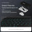 For Huawei MatePad Pro 13.2 (2025) Leather Case + Bluetooth-compatible Keyboard with Backlight Trackpad - 7
