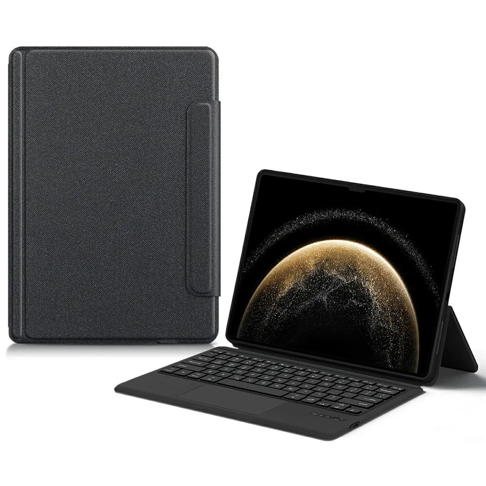 For Huawei MatePad Pro 13.2 (2025) Backlit Magnetic Bluetooth-compatible Keyboard Leather Stand Case, Arabic Version - 1