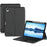 For Huawei Qingyun C7 (2nd Gen) Leather Case + Bluetooth-compatible Keyboard with Backlight Trackpad - 1