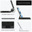 For Huawei Qingyun C7 (2nd Gen) Magnetic Floating Bluetooth-compatible Keyboard (Russian) + Leather Tablet Case - 4