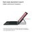 For Lenovo Tab Plus Leather Case + Bluetooth-compatible Keyboard with Backlight Trackpad - 5