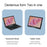 For Lenovo Tab Plus Leather Case + Bluetooth-compatible Keyboard with Backlight Trackpad - 6