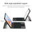 For Honor Pad V9 Leather Case + Touchpad Bluetooth-compatible Keyboard with Backlit - 7