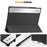 For Lenovo Yoga Tab Plus Case Anti-Drop Leather Stand Tablet Cover - Black - 4