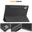 For Lenovo Idea Tab Pro PU Leather Tablet Case Anti-drop Tri-Fold Stand Slim Protective Cover - Black - 4