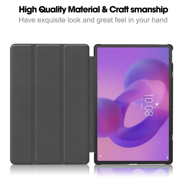 For Lenovo Idea Tab Pro Case Pattern Print Leather Stand Tablet Cover - Don't Touch Me - 2