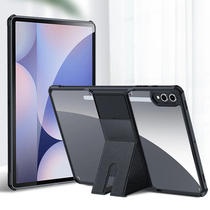 XUNDD For Samsung Galaxy Tab S10+ / Tab S9+ Case Leather Kickstand TPU + PC Airbag Protection Tablet Cover - 5