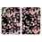 For TECNO Megapad 11 Leather Case Pattern Printed Stand Tablet Cover with Card Slots - Plum Blossom - 7