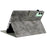 For TECNO Megapad 11 Case Tiger Imprint Anti-Scratch PU Leather Tablet Cover - Grey - 4