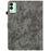 For TECNO Megapad 11 Case Tiger Imprint Anti-Scratch PU Leather Tablet Cover - Grey - 6