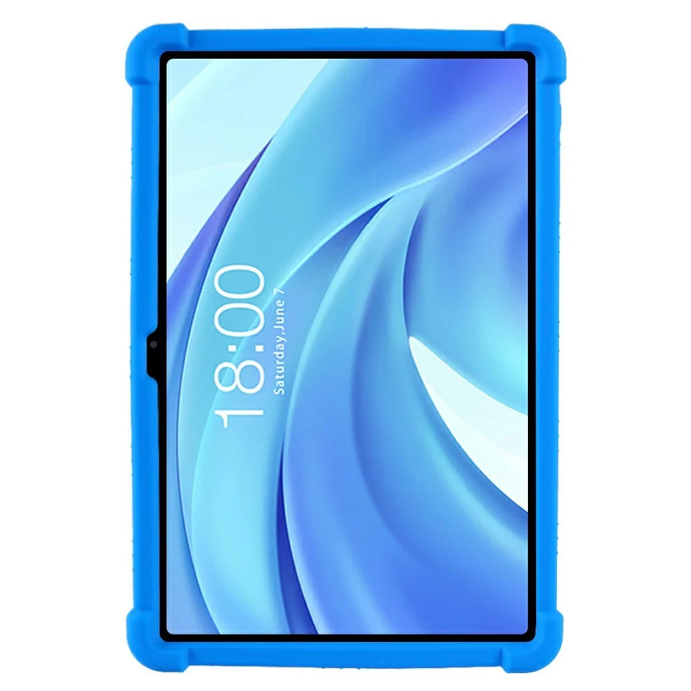 For Teclast T50HD Silicone Case with Kickstand Rugged Protective Cover - Dark Blue - 2
