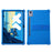 For Lenovo Xiaoxin Pad Pro 12.7 Inch / Pad Pro 12.7 (2025) Silicone Case with Kickstand Rugged Protective Cover - Dark Blue - 1