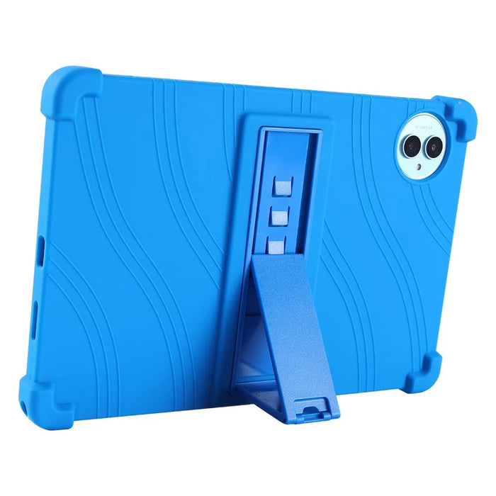 For Teclast P50 / P50S Silicone Case with Kickstand Rugged Protective Cover - Dark Blue - 2