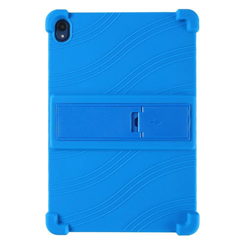 For Walmart Onn 10.1 inch (2024) Silicone Case with Kickstand Rugged Protective Cover - Dark Blue - 1