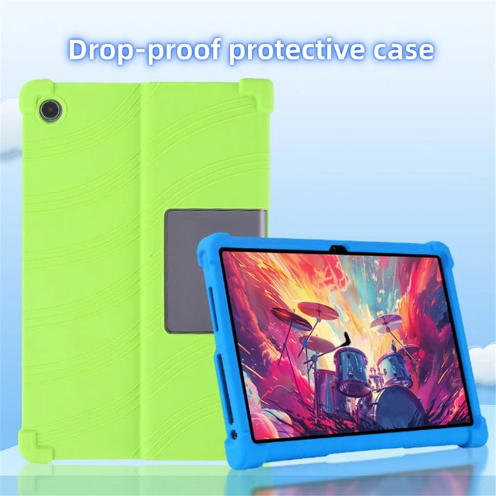 For Lenovo Xiaoxin Pad Studio 11.5 Inch / Tab Plus Silicone Case with Kickstand Rugged Protective Cover - Dark Blue - 5