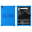 For Walmart Onn 11 inch Tablet Pro (2024) Silicone Case with Kickstand Rugged Protective Cover - Dark Blue - 1
