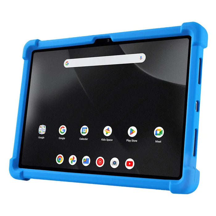 For Walmart Onn 11 inch Tablet Pro (2024) Silicone Case with Kickstand Rugged Protective Cover - Dark Blue - 2