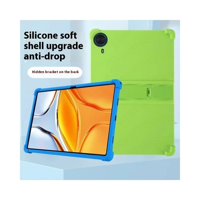 For Teclast T70 Case Adjustable Kickstand Silicone Tablet Protective Cover - Dark Blue - 5
