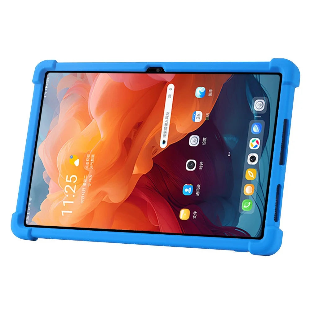 For Alldocube iPlay 60 Plus Case Adjustable Kickstand Silicone Tablet Protective Cover - Dark Blue - 2