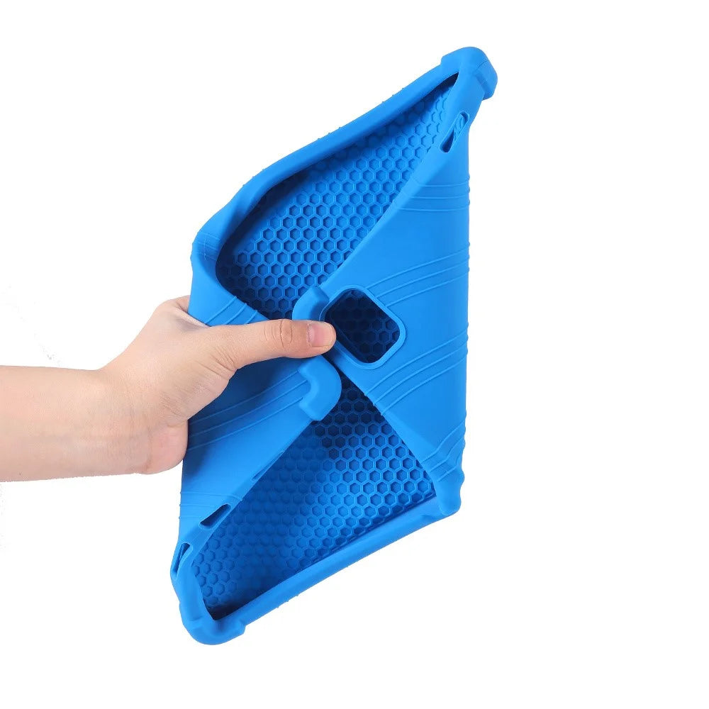 For Alldocube iPlay 60 Plus Case Adjustable Kickstand Silicone Tablet Protective Cover - Dark Blue - 7